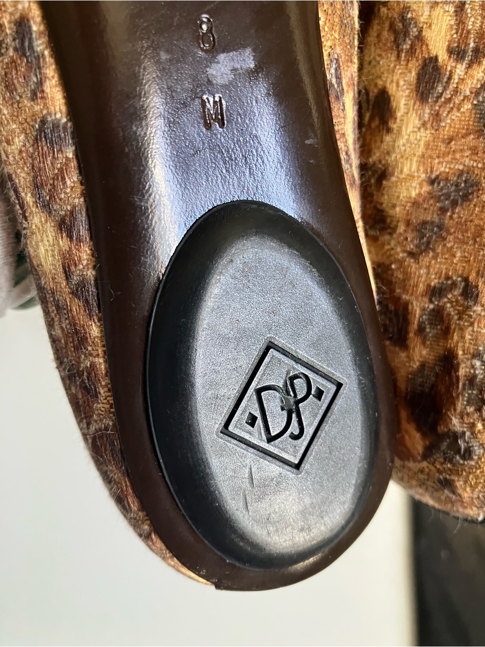 Donald Pliner Woven Leopard Print Mary Jane Flats - Picture 13 of 13